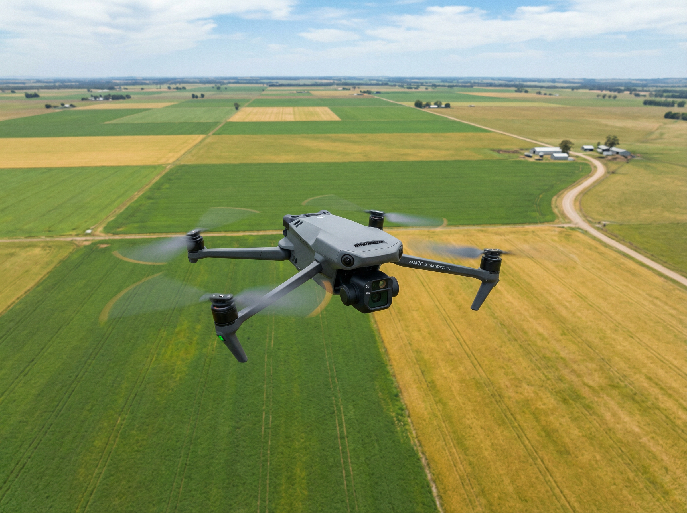 Multispectral crop mapping with DJI Mavic 3